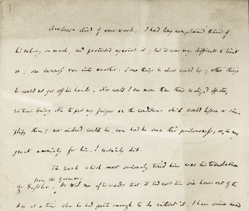 Letters and Diaries